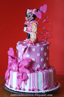 Pink Minnie cake