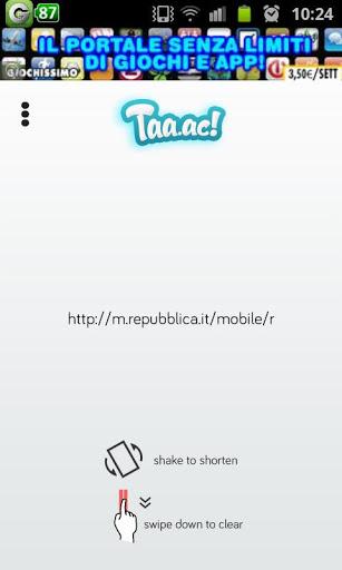 Taa. ac! – Mai visto un indirizzo più corto