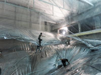 On space time foam _ Tomas Saraceno _ Hangar Bicocca