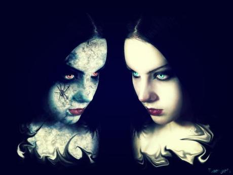 Good vs evil Gothic Girl