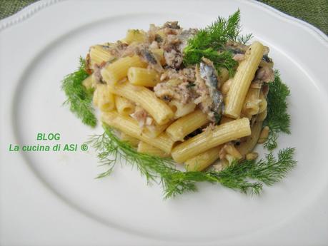 pasta con le  sarde la cucina di ASI