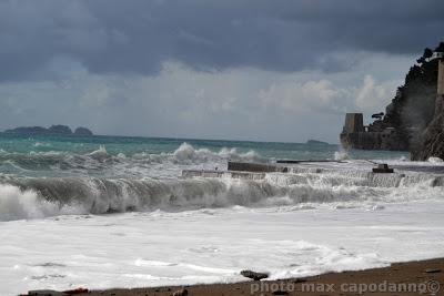 Mareggiata a Positano - gen. 2013