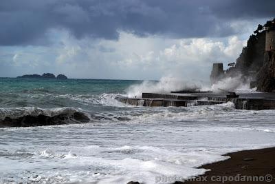 Mareggiata a Positano - gen. 2013