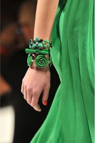 Fashion Trends _ Emerald green, color of the year 2013