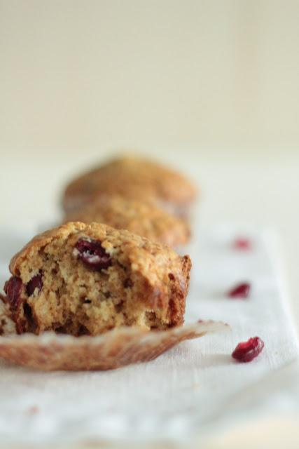 Muffin integrali ai frutti rossi