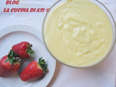 crema pasticcera e fragole la cucina di ASI