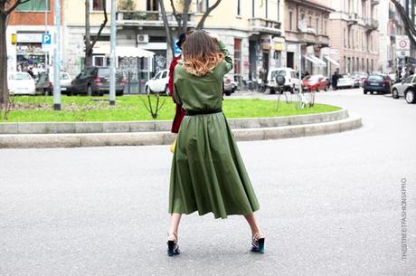 In the Street...Turning with Eleonora...MMFW 2013, Milan