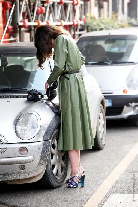 In the Street...Turning with Eleonora...MMFW 2013, Milan