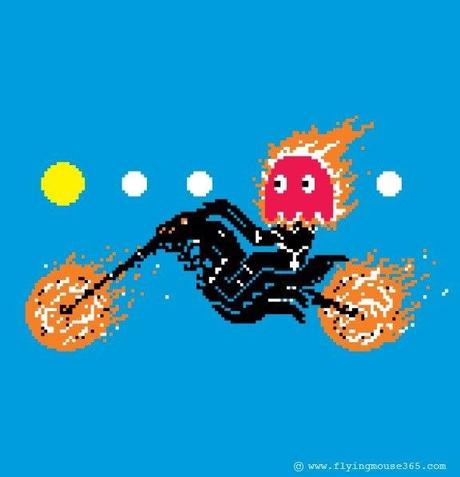 Ghost Rider in versione Pac-Man