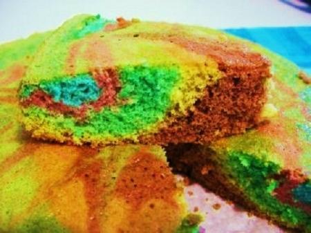 torta,arlecchino,arcobaleno,colori,carnevale