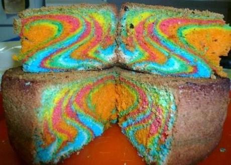 Torta Arcobaleno (o Arlecchino)