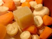 carote funghi e cipolla, semidolce all’aglio orsino