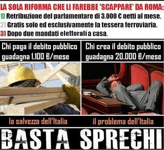 Grillini, dilettanti allo sbaraglio e la riforma che nessuno vuole!