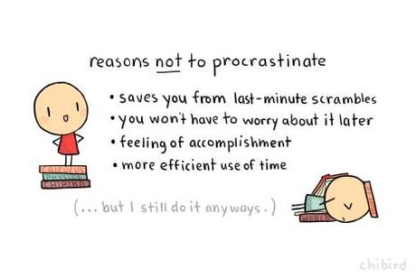 Ragioni per non procrastinare