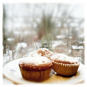 Snow Capped Muffins with Chocolate Chips  ©LondonSE4