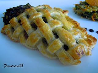 Orata con verdure nell' intreccio di sfoglia