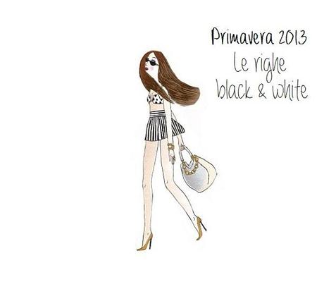 MODA | Righe black&white; per la primavera 2013