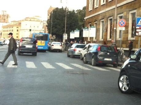 VIa Petroselli. L'unica strada di Kisinau collocata nel cuore di una capitale europea