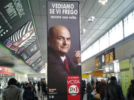 Bersani invade i cartelloni, ecco le parodie.