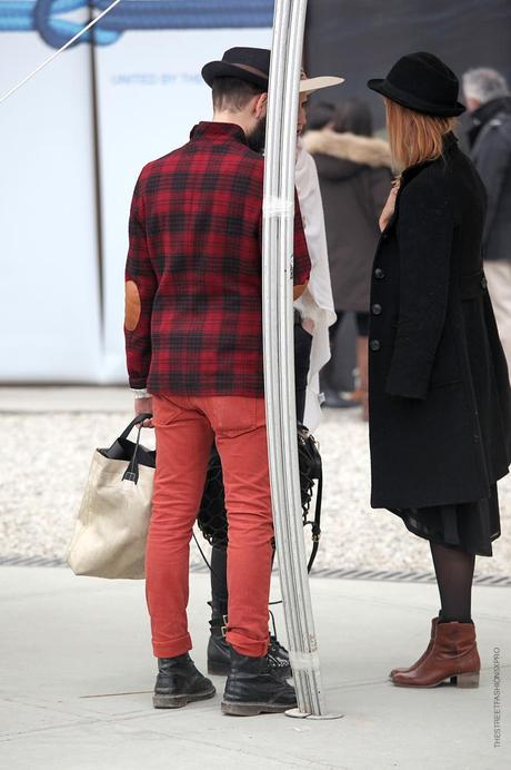 In the Street...Spirit of Scotland Tartan #3 Pitti Uomo, Florence