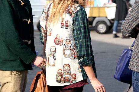 In the Street...Spirit of Scotland Tartan #3 Pitti Uomo, Florence