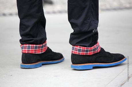 In the Street...Spirit of Scotland Tartan #3 Pitti Uomo, Florence