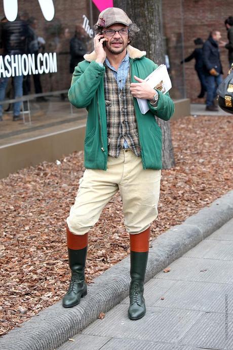 In the Street...Spirit of Scotland Tartan #3 Pitti Uomo, Florence