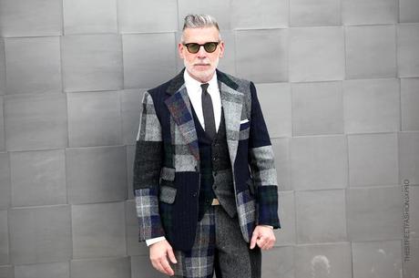 In the Street...Spirit of Scotland Tartan #3 Pitti Uomo, Florence