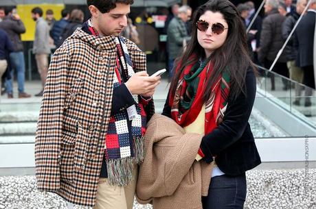In the Street...Spirit of Scotland Tartan #3 Pitti Uomo, Florence