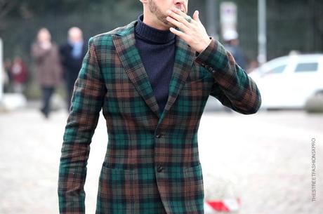 In the Street...Spirit of Scotland Tartan #3 Pitti Uomo, Florence