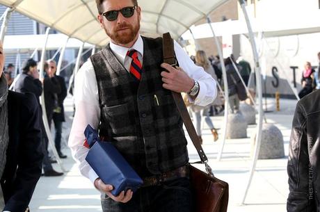 In the Street...Spirit of Scotland Tartan #3 Pitti Uomo, Florence