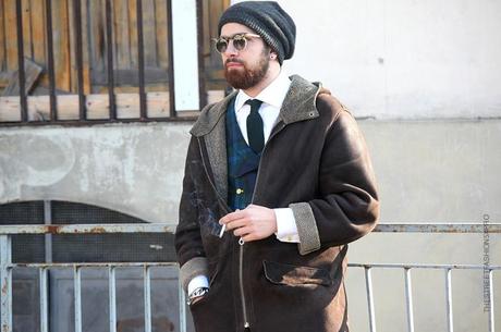 In the Street...Spirit of Scotland Tartan #3 Pitti Uomo, Florence