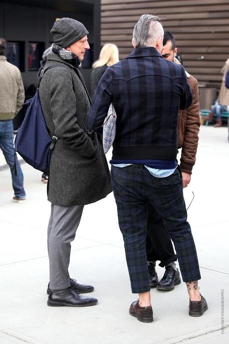 In the Street...Spirit of Scotland Tartan #3 Pitti Uomo, Florence