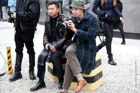 In the Street...Spirit of Scotland Tartan #3 Pitti Uomo, Florence