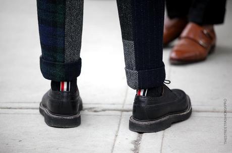 In the Street...Spirit of Scotland Tartan #3 Pitti Uomo, Florence