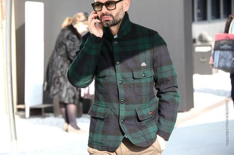 In the Street...Spirit of Scotland Tartan #3 Pitti Uomo, Florence