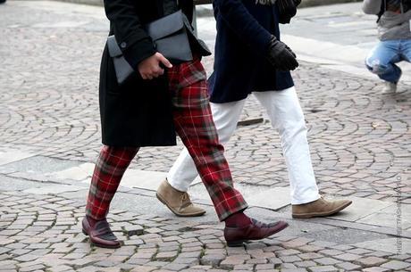 In the Street...Spirit of Scotland Tartan #3 Pitti Uomo, Florence