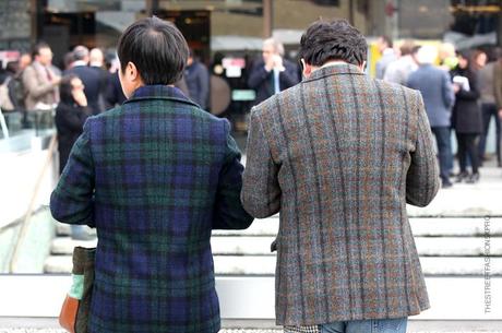 In the Street...Spirit of Scotland Tartan #3 Pitti Uomo, Florence