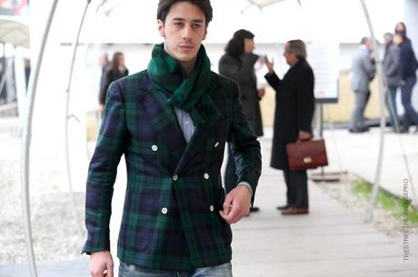 In the Street...Spirit of Scotland Tartan #3 Pitti Uomo, Florence