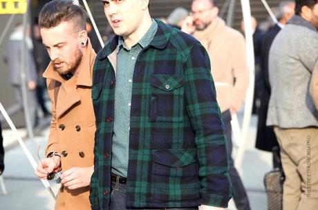 In the Street...Spirit of Scotland Tartan #3 Pitti Uomo, Florence
