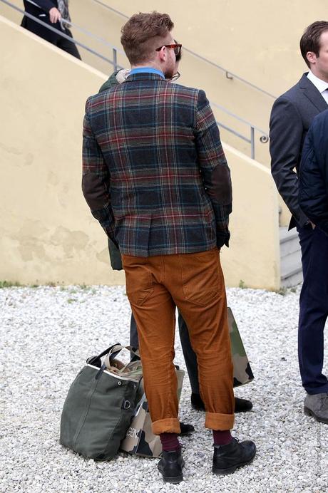 In the Street...Spirit of Scotland Tartan #3 Pitti Uomo, Florence