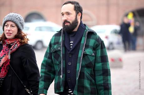 In the Street...Spirit of Scotland Tartan #3 Pitti Uomo, Florence