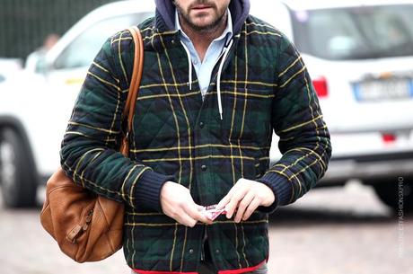 In the Street...Spirit of Scotland Tartan #3 Pitti Uomo, Florence