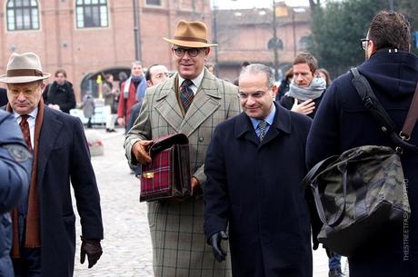 In the Street...Spirit of Scotland Tartan #3 Pitti Uomo, Florence