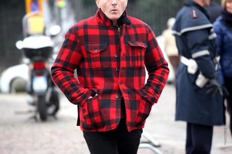 In the Street...Spirit of Scotland Tartan #3 Pitti Uomo, Florence