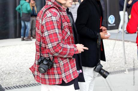 In the Street...Spirit of Scotland Tartan #3 Pitti Uomo, Florence