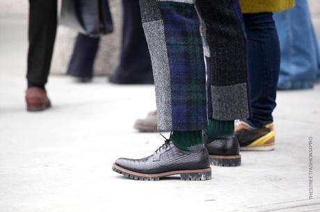 In the Street...Spirit of Scotland Tartan #3 Pitti Uomo, Florence