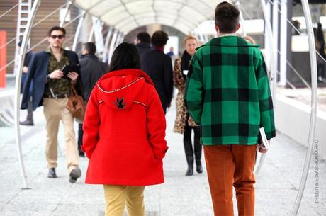 In the Street...Spirit of Scotland Tartan #3 Pitti Uomo, Florence