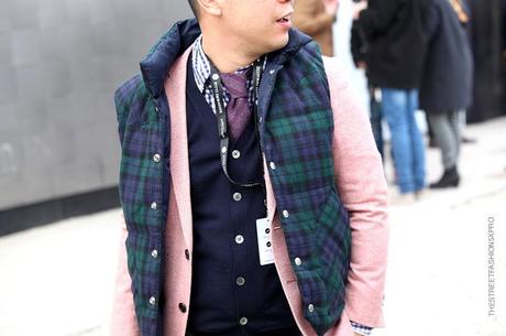 In the Street...Spirit of Scotland Tartan #3 Pitti Uomo, Florence