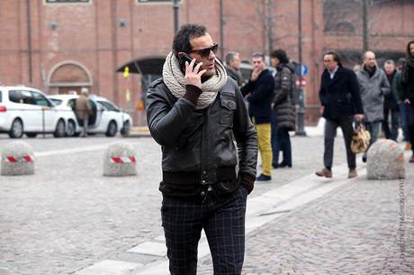 In the Street...Spirit of Scotland Tartan #3 Pitti Uomo, Florence